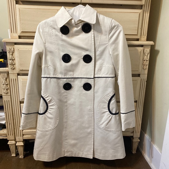 Soia & Kyo white Trench Coat - Picture 1 of 4